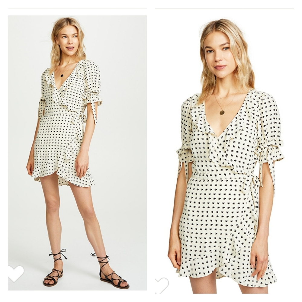 For Love and Lemons Sweetheart Wrap Dress
